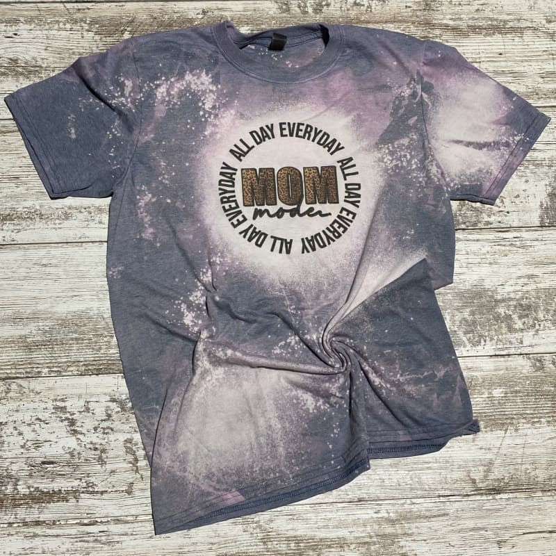 Chic Loco Designs - Bleached Baseball Mom Tee XL