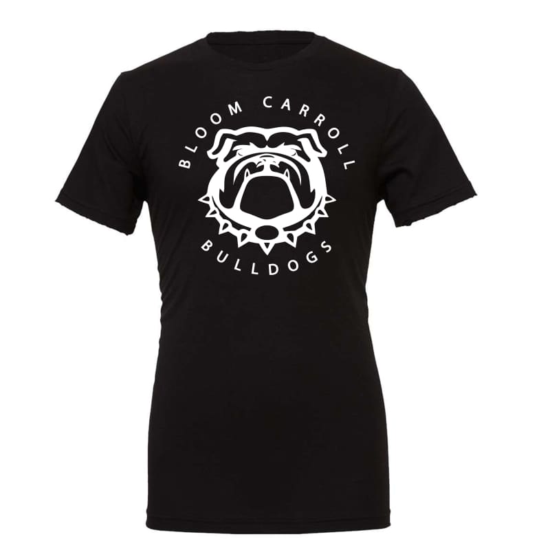 Bloom Carroll Bulldogs Circle Short Sleeve Tee - Clothing