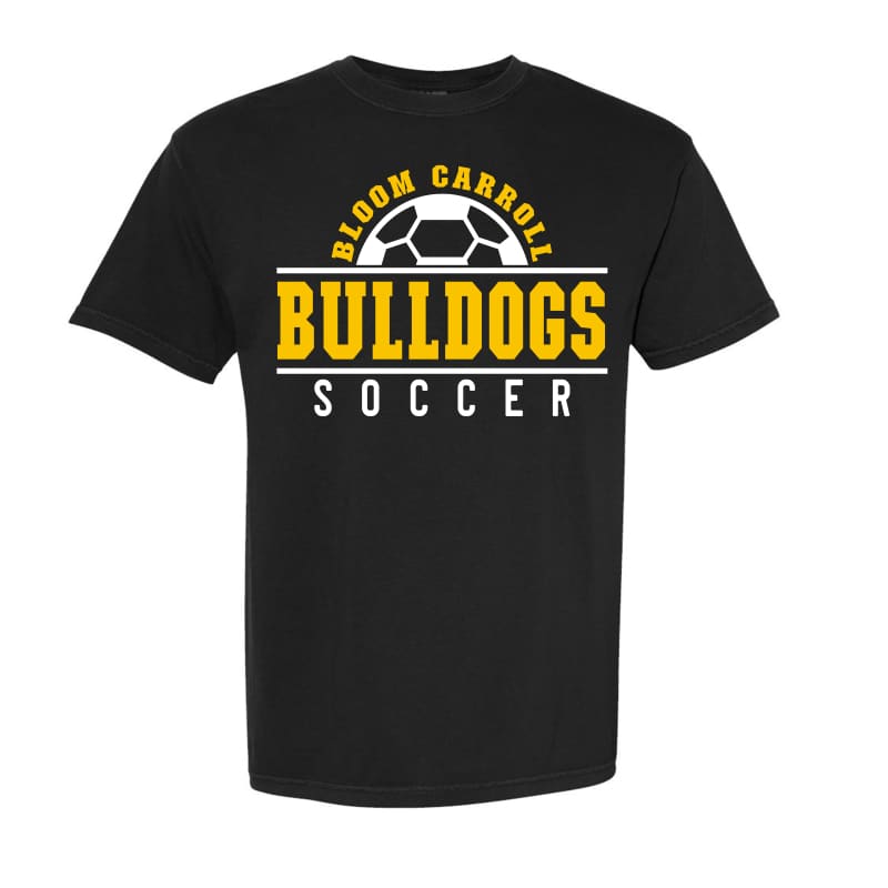 Bloom Carroll Soccer Comfort Colors Tee - Clothing