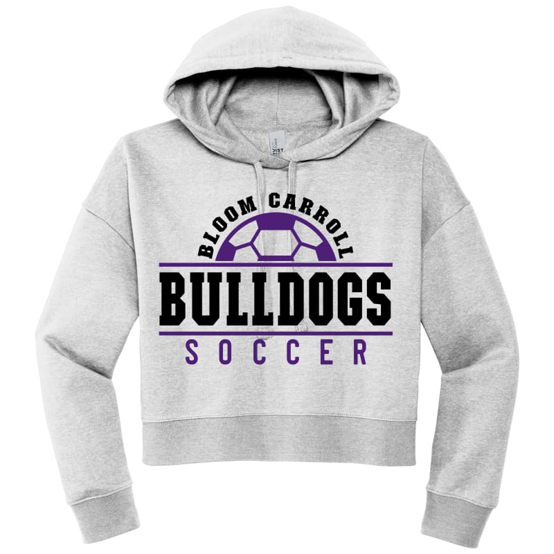 Bloom Carroll Soccer Cropped Hoodie - Clothing