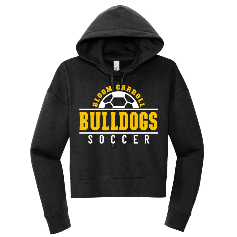 Bloom Carroll Soccer Cropped Hoodie - Clothing