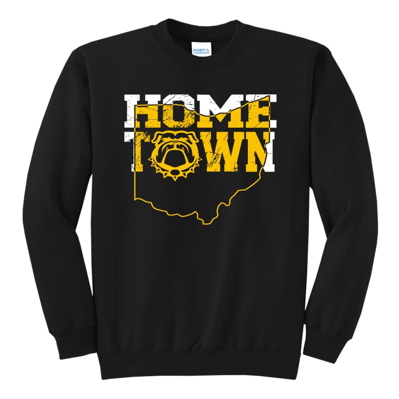 Bulldogs Home Town Crewneck - Clothing