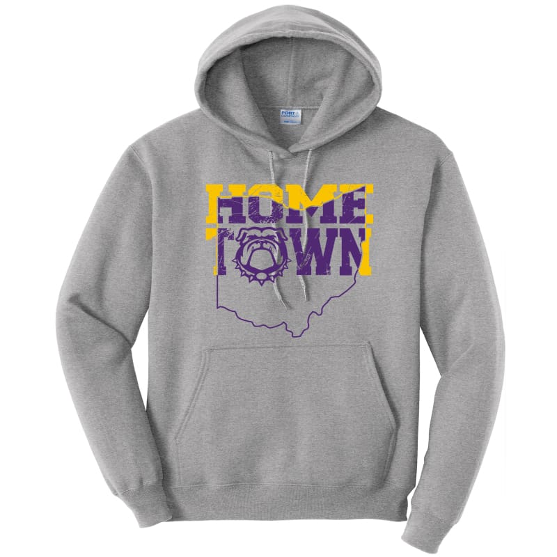 Bulldogs Home Town Hoodie - Clothing