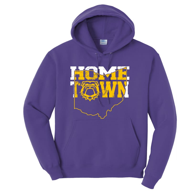 Bulldogs Home Town Hoodie - Clothing