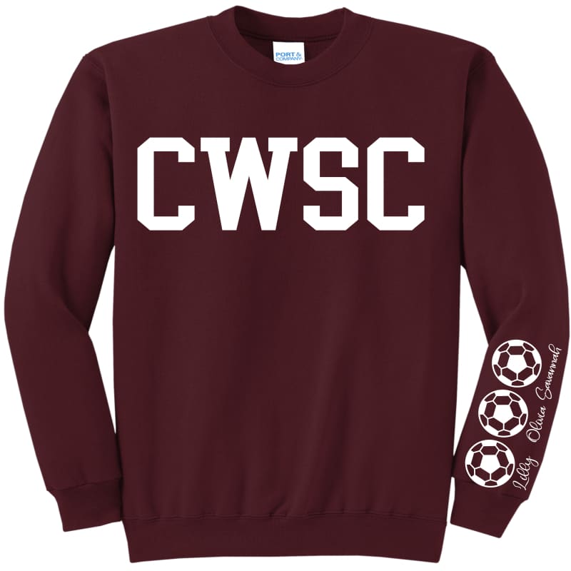 ’CWSC Soccer’ Sweatshirt - Clothing