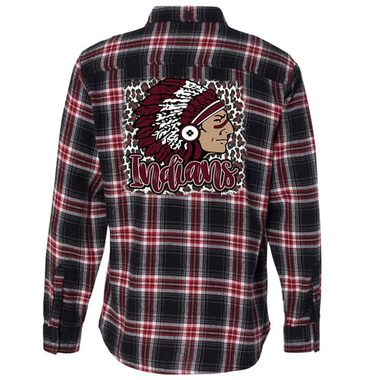 Indians Spirit Wear Flannel - Clothing