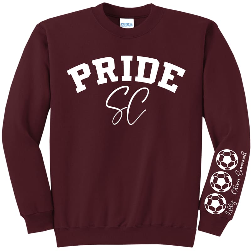 ’Pride SC Soccer’ Sweatshirt - Clothing