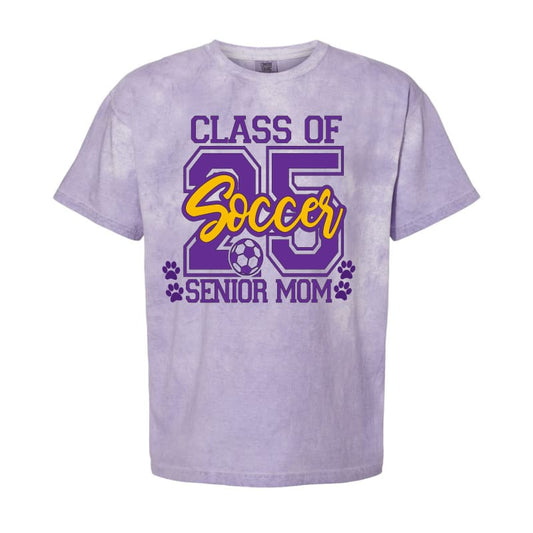 Purple Blast Bulldogs Senior Soccer-Mom Tee - Clothing